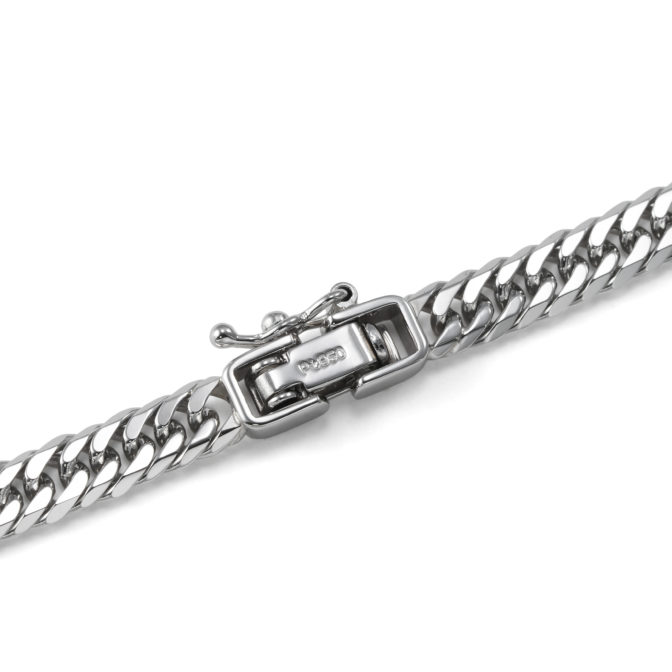 Pt850 プラチナ850 喜平ブレスレット 6面ダブル 10g 18cm