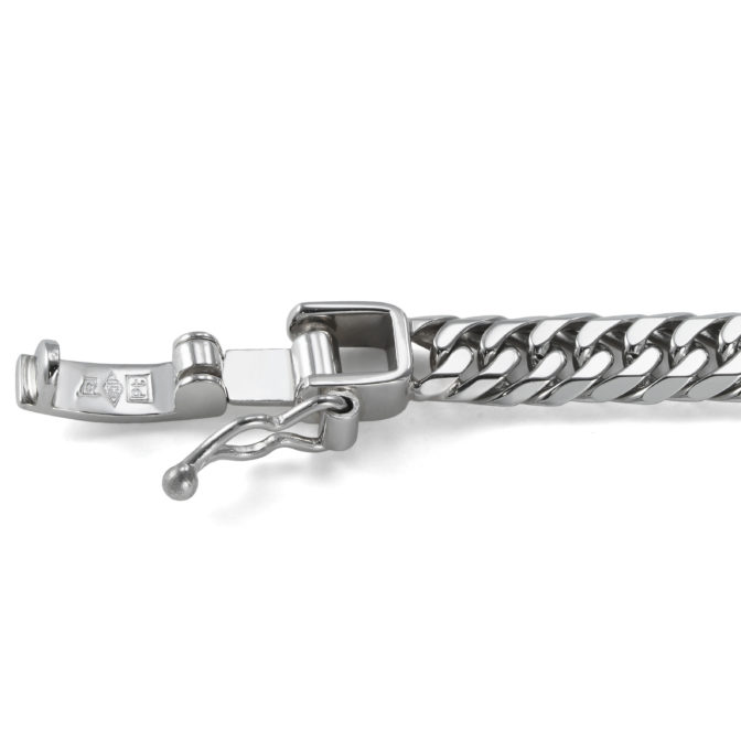 Pt850 プラチナ850 喜平ブレスレット 6面ダブル 10g 18cm