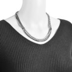 Pt850 プラチナ850 喜平ネックレス 6面ダブル 200g 50cm