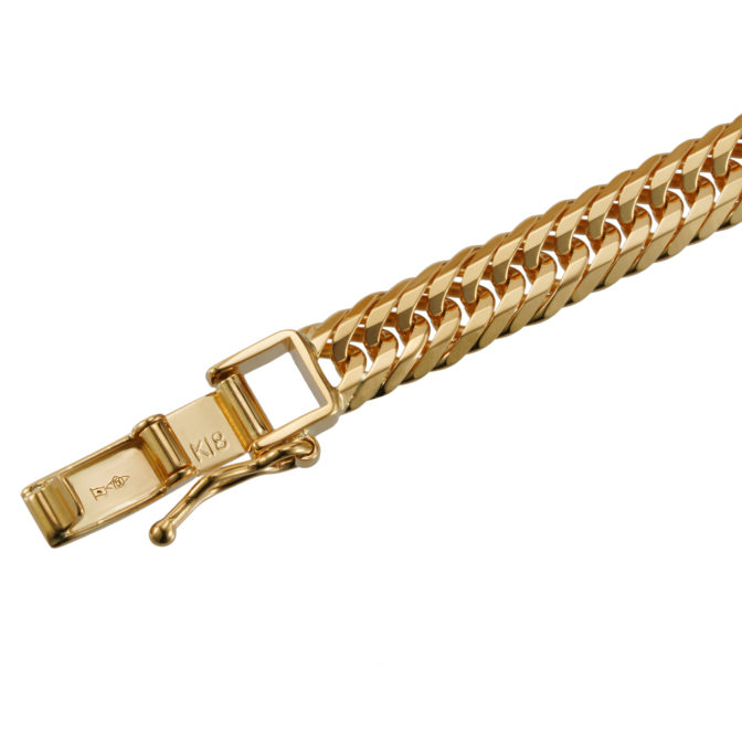 K18 18金 喜平ネックレス 12面カット トリプル 55g 55cm