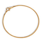 K18 18金 喜平ブレスレット 2面シングル 1.6mm幅