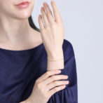 K18 18金 喜平ブレスレット 2面シングル 1.6mm幅