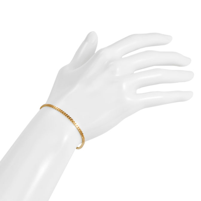 K18 18金 喜平ブレスレット 2.3mm幅