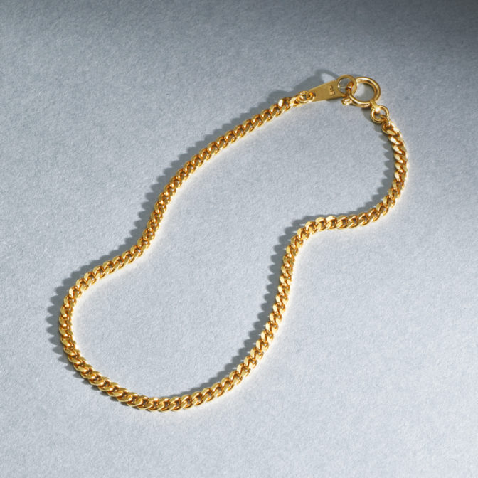 K18 18金 喜平アンクレット 2.3mm幅