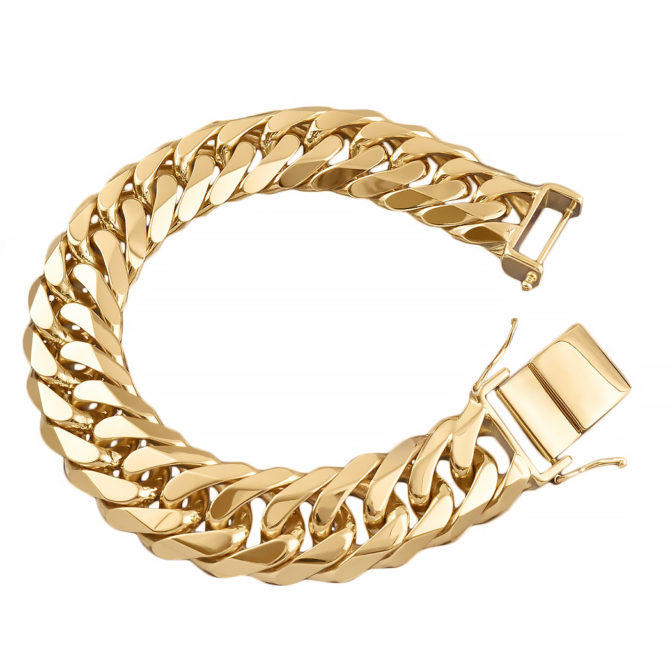 18金 K18 喜平ブレスレット 6面ダブル 200g 22cm