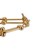 K18 18金 クリップ Uリンクチェーン ブレスレット18cm