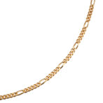 K18 18金 フィガロネックレス 2.1mm幅 引輪