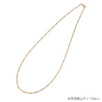 K18 18金 フィガロネックレス 2.1mm幅 引輪