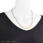 K18 18金 フィガロネックレス 3.4mm幅 中折れ