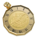 K24 純金 コインペンダント クレオパトラ 1/25oz 時計ゴールド