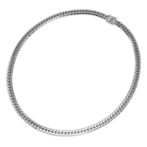 Pt850 プラチナ850 喜平ネックレス 6面ダブル 100g 50cm