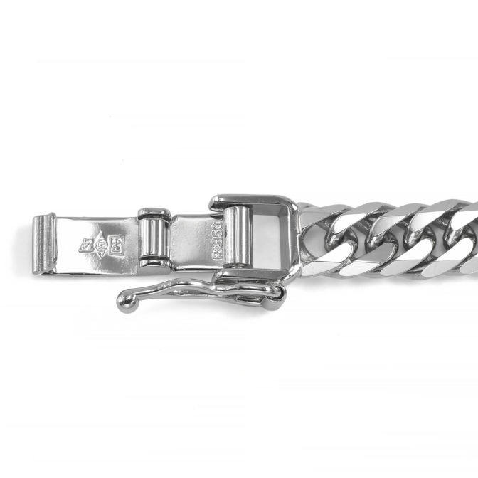 Pt850 プラチナ850 喜平ブレスレット 6面ダブル 20g 20cm