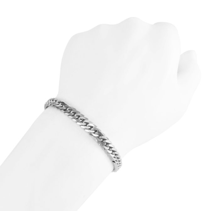 プラチナ850 喜平ブレスレット 6面ダブル 30g 18cm