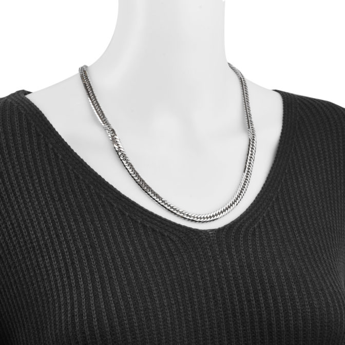 Pt850 プラチナ850 喜平ネックレス 8面トリプル 100g 50cm