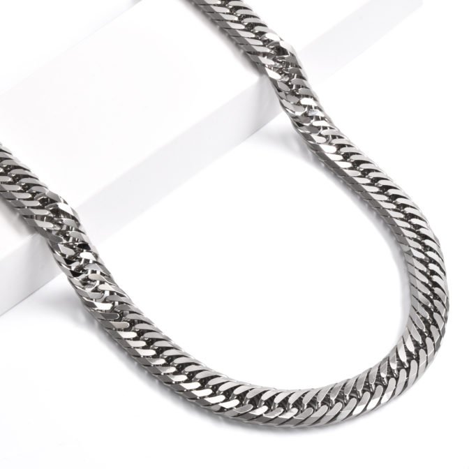 Pt850 プラチナ850 喜平ネックレス 8面トリプル 300g 63cm