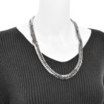 Pt850 プラチナ850 喜平ネックレス 8面トリプル 300g 63cm