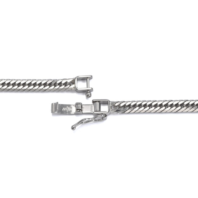 Pt850 プラチナ850 喜平ネックレス 8面トリプル 30g 60cm