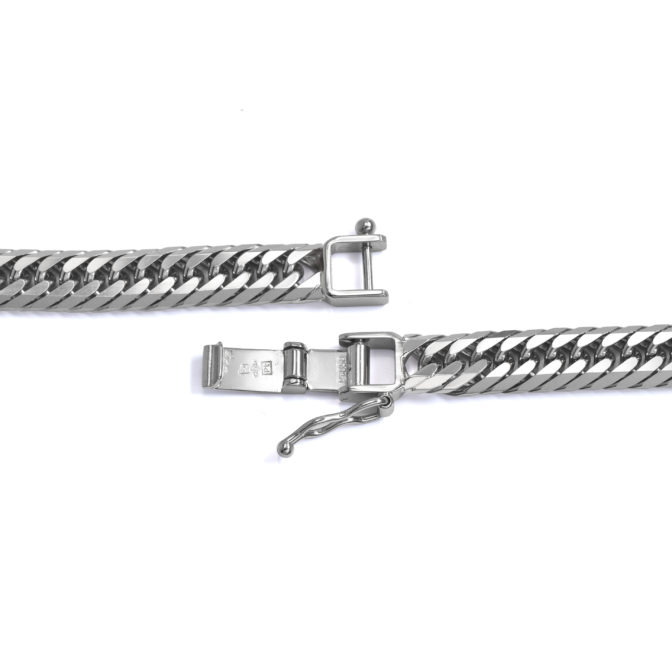 Pt850 プラチナ850 喜平ネックレス 8面トリプル 50g 50cm