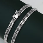 Pt850 プラチナ 喜平ネックレス 8面トリプル 50g 60cm