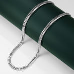 Pt850 プラチナ850 喜平ネックレス 6面ダブル 150g 60cm