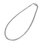 Pt850 プラチナ850 喜平ネックレス 6面ダブル 30g 60cm