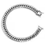 Pt850 プラチナ850 喜平ブレスレット 6面ダブル 50g 20cm