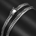 Pt850 プラチナ850 喜平ネックレス 6面ダブル 50g 50cm