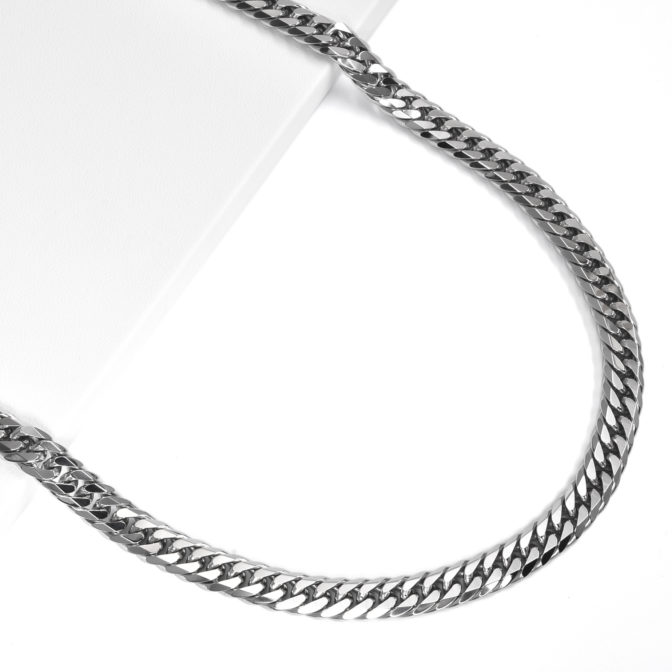 Pt850 プラチナ850 喜平ネックレス 6面ダブル 50g 50cm