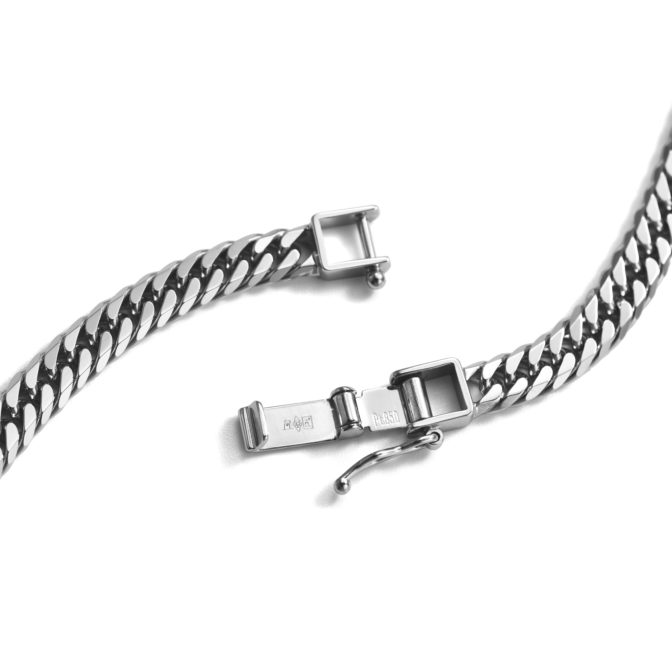 Pt850 プラチナ850 喜平ネックレス 6面ダブル 50g 60cm