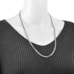 Pt850 プラチナ850 喜平ネックレス 6面ダブル 50g 60cm