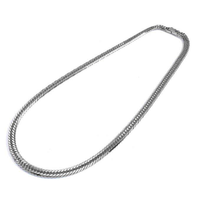 Pt999 純プラチナ 喜平ネックレス 12面トリプル 70g 50cm