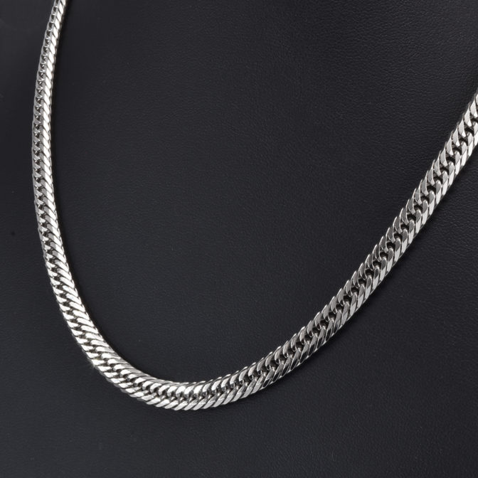 Pt999 純プラチナ 喜平ネックレス 12面トリプル 70g 50cm