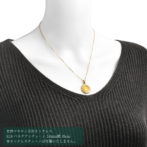 K24 純金 コインペンダント クラウン 獅子 1/25oz デザインフレーム