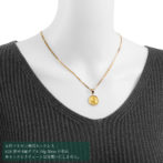 K24 純金 コインペンダント ブリタニア 1/10oz
