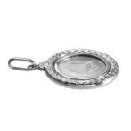 Pt999 純プラチナ コインペンダント ツバルホース 1/25oz デザンフレーム