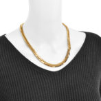 K18 18金 喜平ネックレス 8面トリプル フラットカット 100g 50cm