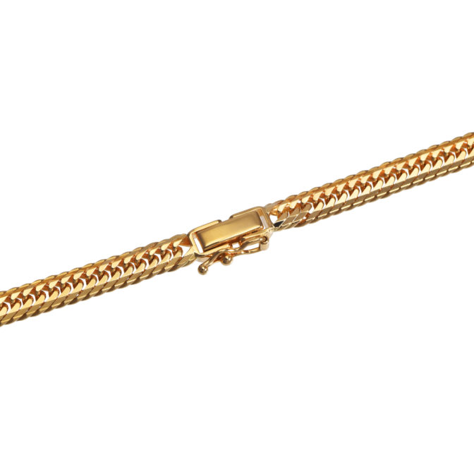 K18 18金 喜平ネックレス 14面トリプル Mカット25g 50cm