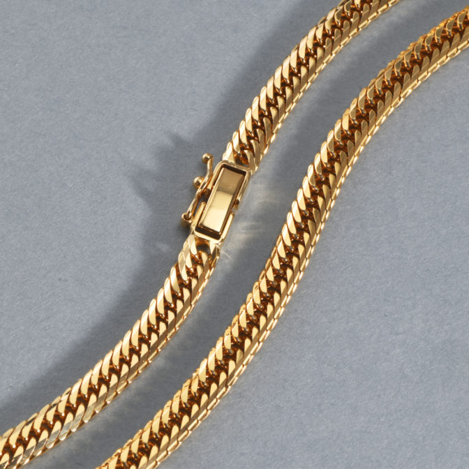 K18 18金 喜平ネックレス 14面トリプル Mカット25g 50cm