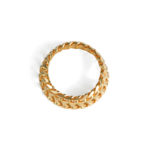 K18 18金 ハートビスマルクリング 6.5mm幅 ソフトタイプ