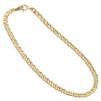 K18 18金 喜平アンクレット 中空 2面ダブル 2.9mm幅