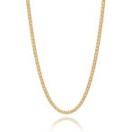 K18 18金 喜平ネックレス 中空 2面ダブル 2.3mm幅