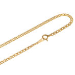 K18 18金 喜平ネックレス 中空 2面ダブル 2.3mm幅