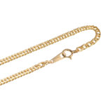 K18 18金 喜平ネックレス 中空 2面ダブル 2.9mm幅