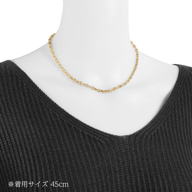 K18 18金 ロロマリーナ ネックレス 4.5mm幅