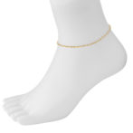 K18 18金 ロロマリーナ アンクレット 2.7mm幅