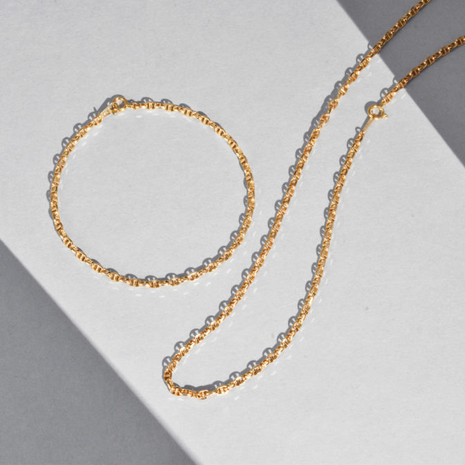 K18 18金 ロロマリーナ ネックレス 2.7mm幅