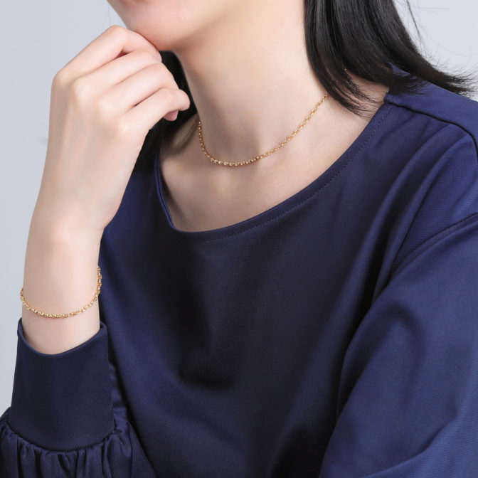 K18 18金 ロロマリーナ ネックレス 2.7mm幅