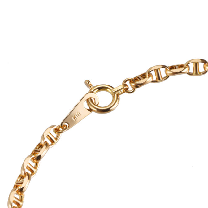 K18 18金 ロロマリーナ ブレスレット 2.7mm幅