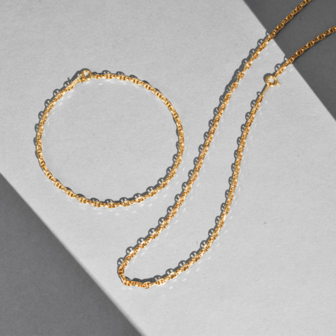 K18 18金 ロロマリーナ ブレスレット 2.7mm幅