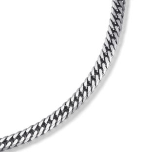 Pt850 プラチナ850 喜平ネックレス 6面ダブル 約10g 55cm 2.3mm幅 中折れ